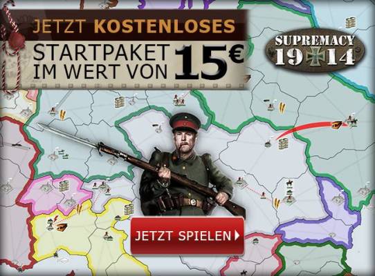 Supremacy 1914 ist ein kostenloses Echtzeit-Strategie-MMORPG