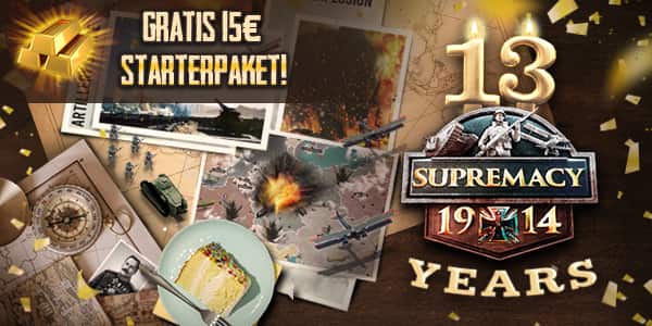 Supremacy 1914 Starterpaket 13 Jubiläum